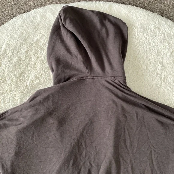 ❤️ Athleta Purana Wrap Sweatshirt Hoodie Dark Brown Size XXS NWT